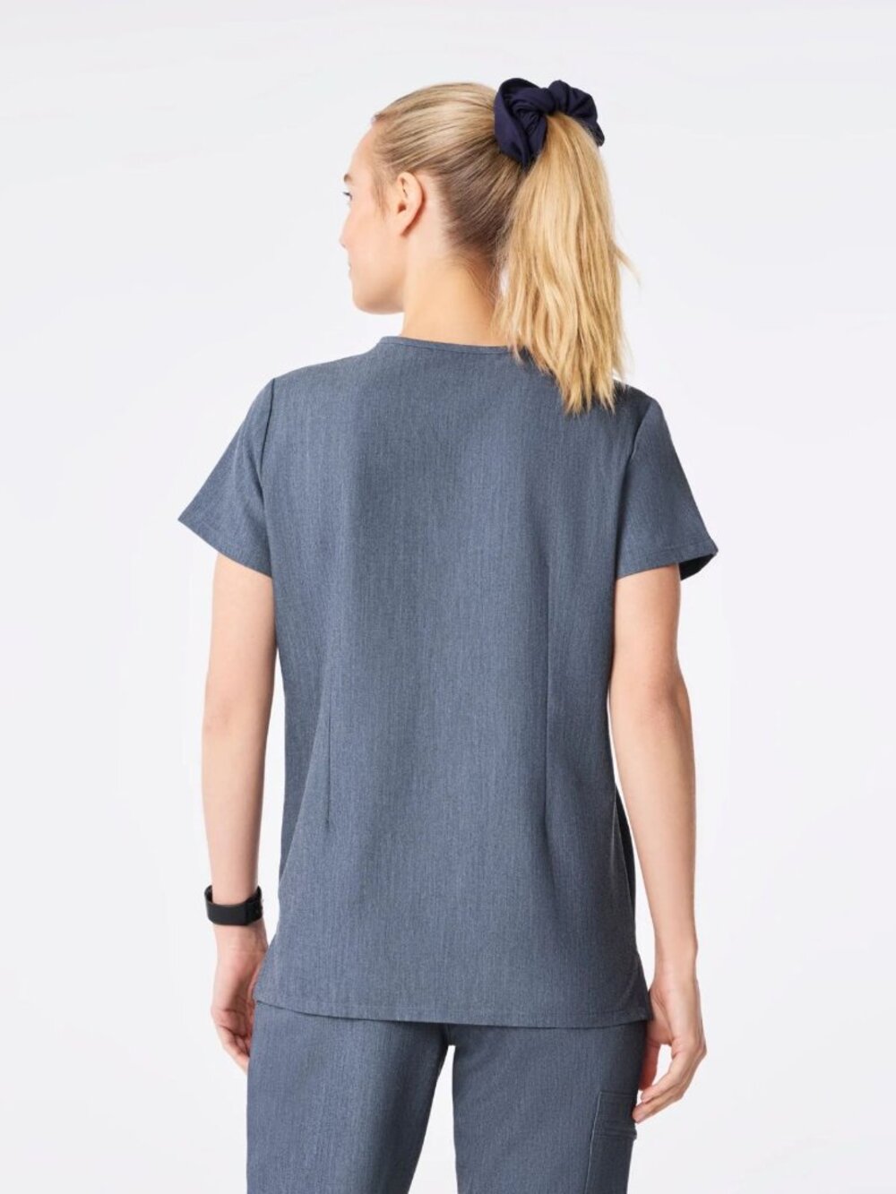 FIGS SET! Gray Catarina Scrub Top & Zamora Jogger Pants M 36508 - Picture 2 of 15